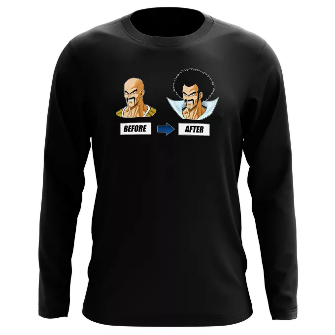 Long sleeve T-shirts Parody of Dragon Ball Z - DBZ Mister Satan and Nappa