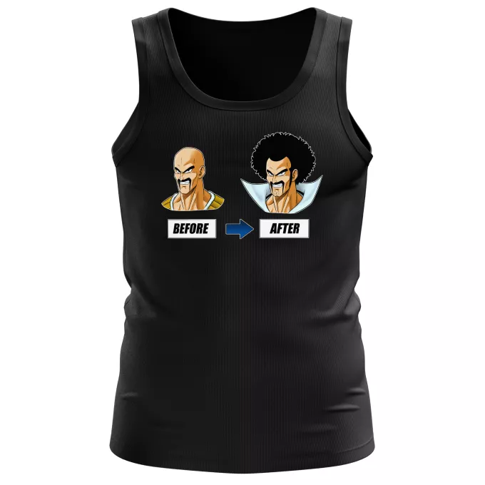 Men Tank Tops Parody of Dragon Ball Z - DBZ Mister Satan and Nappa
