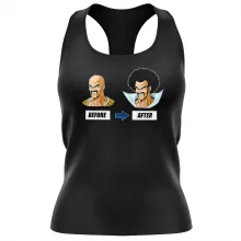 Mister Satan Women's Tank Top “Mister Satan and Nappa” – Dragon Ball Z parody