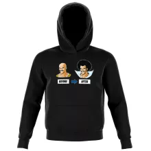 Mister Satan Kids Hoodie “Mister Satan and Nappa” – Dragon Ball Z parody