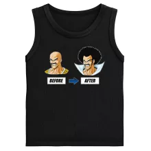 Mister Satan Boys Kids Tank Tops “Mister Satan and Nappa” – Dragon Ball Z parody