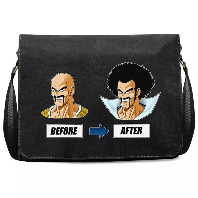 Premium Messenger Bag Parody of Dragon Ball Z - DBZ Mister Satan and Nappa