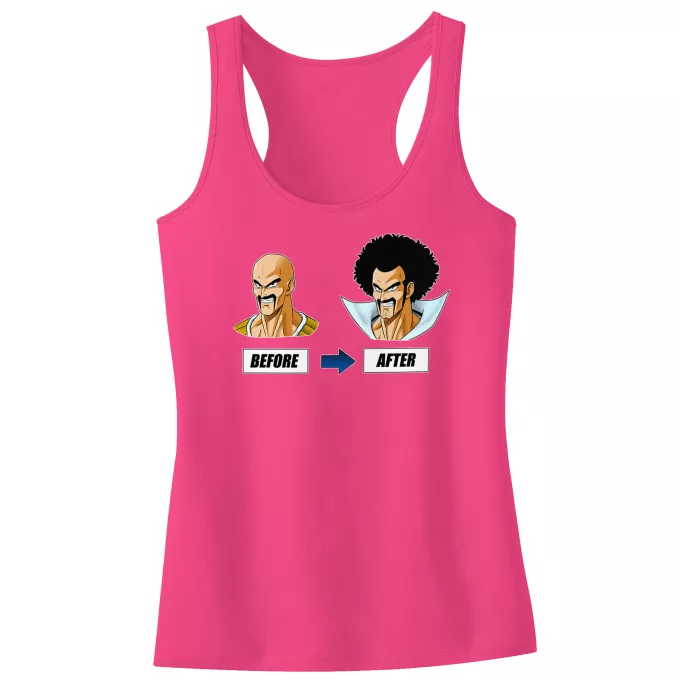 Girls Kids Tank Top Parody of Dragon Ball Z - DBZ Mister Satan and Nappa