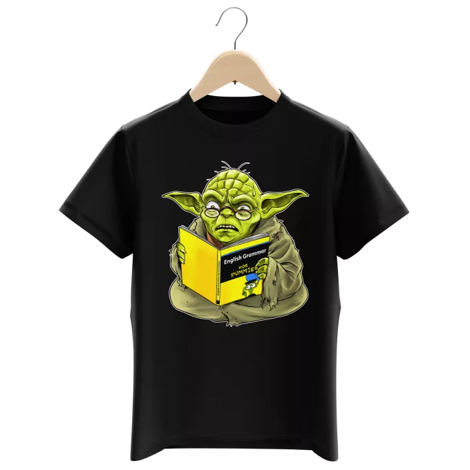 Boys Kids T-shirts Parody of Star Wars Yoda
