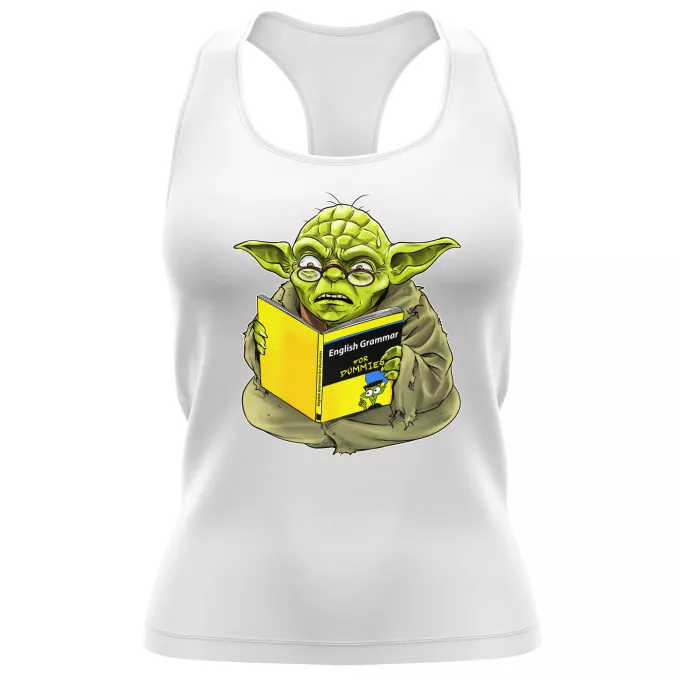 Women's Tank Top Parody of Star Wars Yoda