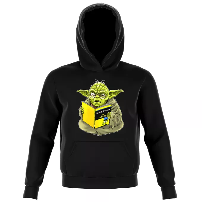 Kids Hooded Sweatshirts Parody of Star Wars Yoda