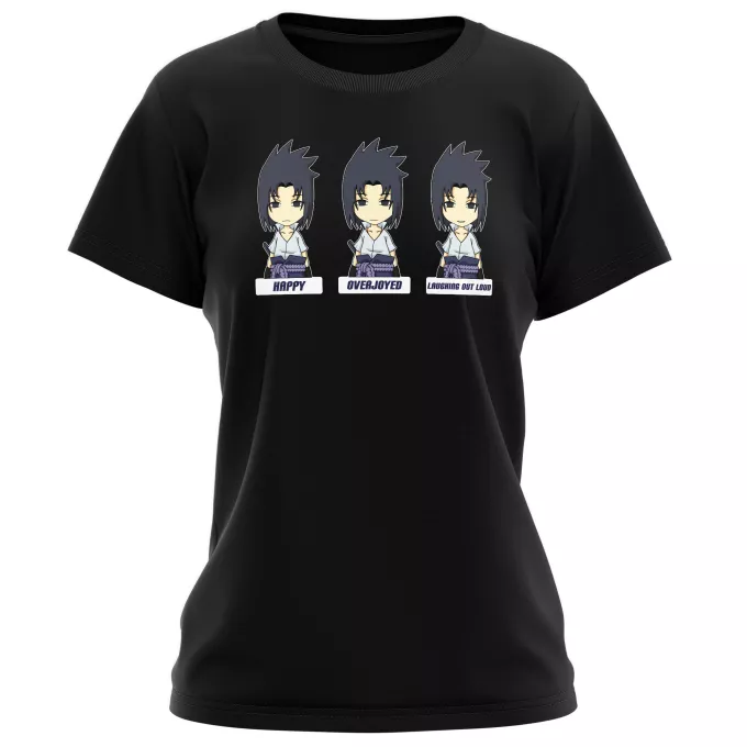 Women T-shirts Parody of Naruto Sasuke