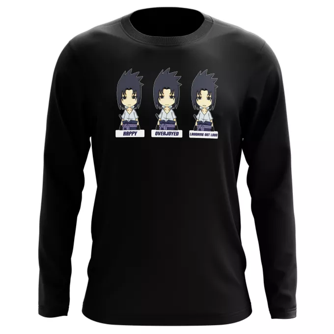 Long sleeve T-shirts Parody of Naruto Sasuke