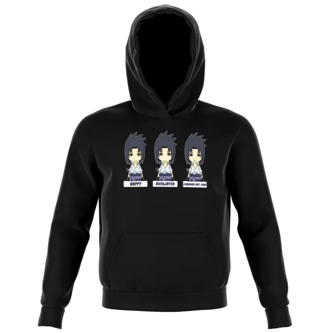 Kids Hooded Sweatshirts Parody of Naruto Sasuke