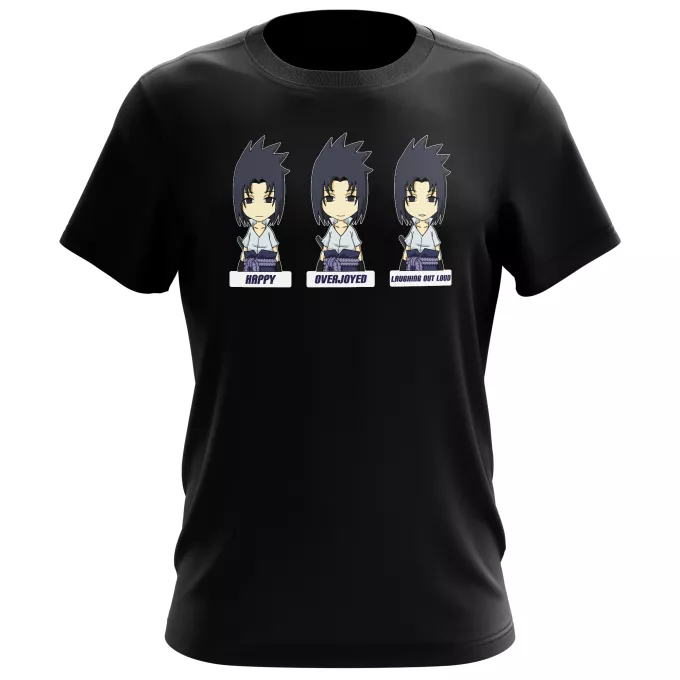 Men's T-shirts Parody of Naruto Sasuke
