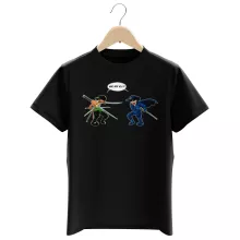 Roronoa Zoro Kids T-Shirt “Roronoa Zoro Vs Zorro” – One Piece parody