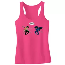 Roronoa Zoro Girls Kids Tank Top “Roronoa Zoro Vs Zorro” – One Piece parody