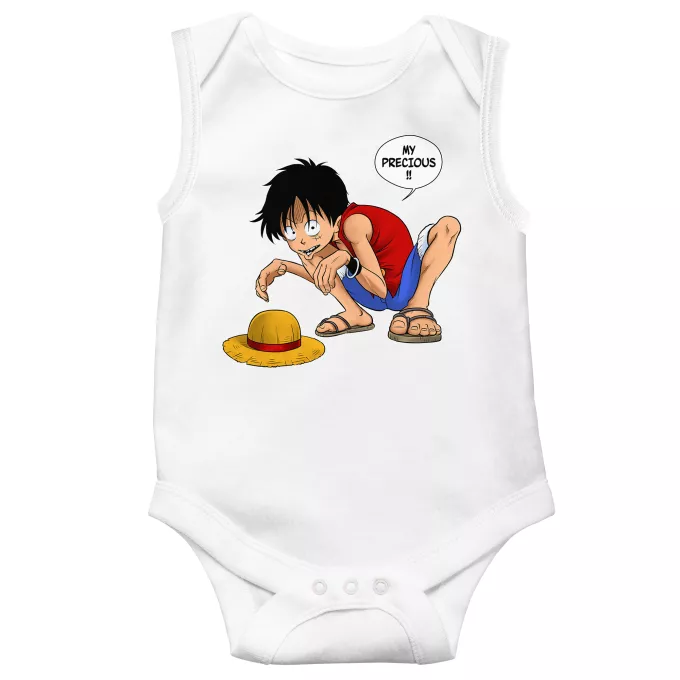 Fatinho sem mangas para bebé Paródia One Piece