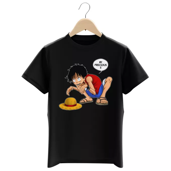 Boys Kids T-shirts Parody of One Piece Luffy and Gollum - My Precious