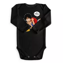 Luffy Long sleeve Baby Bodysuit “Luffy and Gollum - My Precious” – One Piece parody
