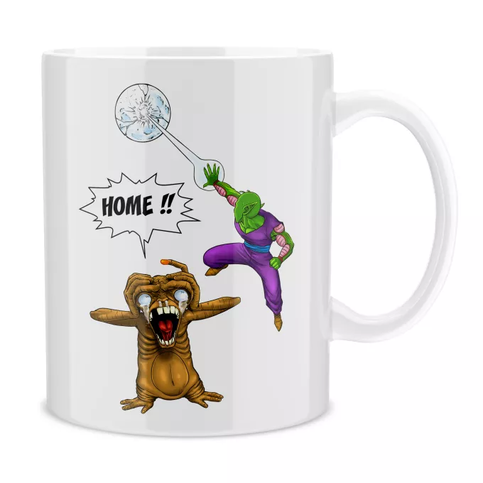 Mugs Parody of Dragon Ball Z - DBZ Piccoloand ET the Extra-Terrestrial