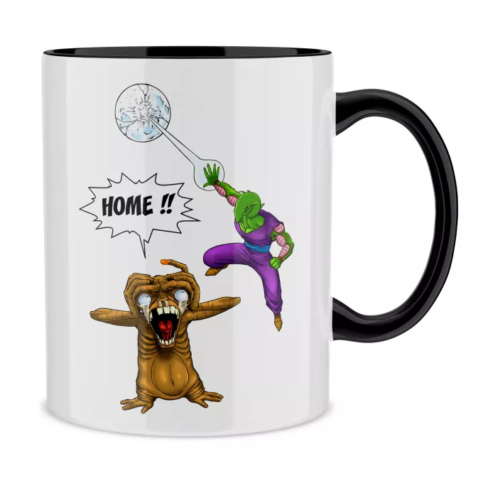 Mugs Parody of Dragon Ball Z - DBZ Piccoloand ET the Extra-Terrestrial