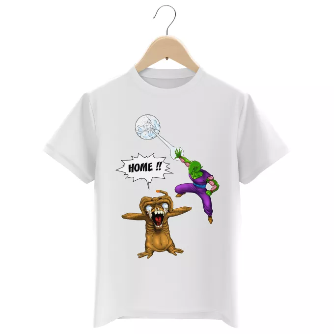 Boys Kids T-shirts Parody of Dragon Ball Z - DBZ Piccoloand ET the Extra-Terrestrial
