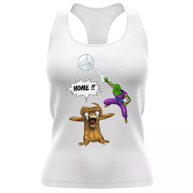 Women's Tank Top Parody of Dragon Ball Z - DBZ Piccoloand ET the Extra-Terrestrial