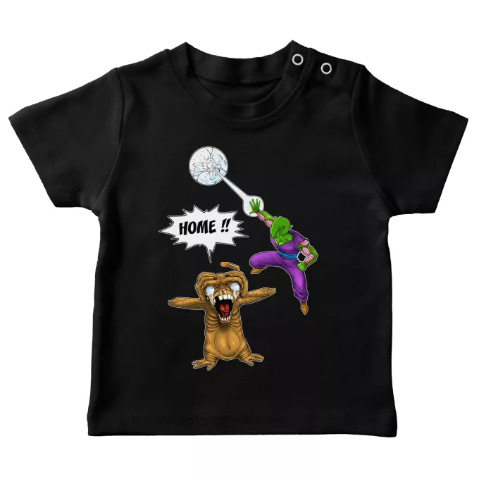 Baby's T-shirts Parody of Dragon Ball Z - DBZ Piccoloand ET the Extra-Terrestrial