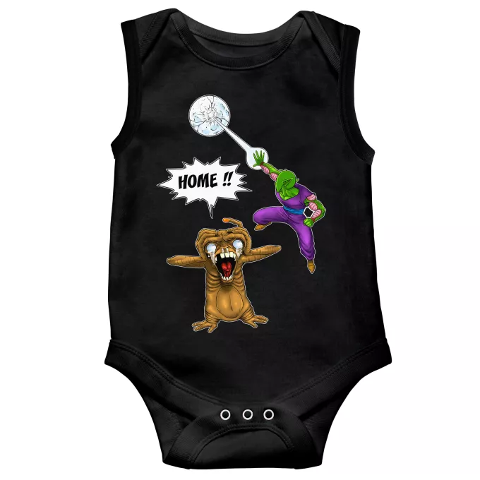 Sleeveless Baby Bodysuits Parody of Dragon Ball Z - DBZ Piccoloand ET the Extra-Terrestrial
