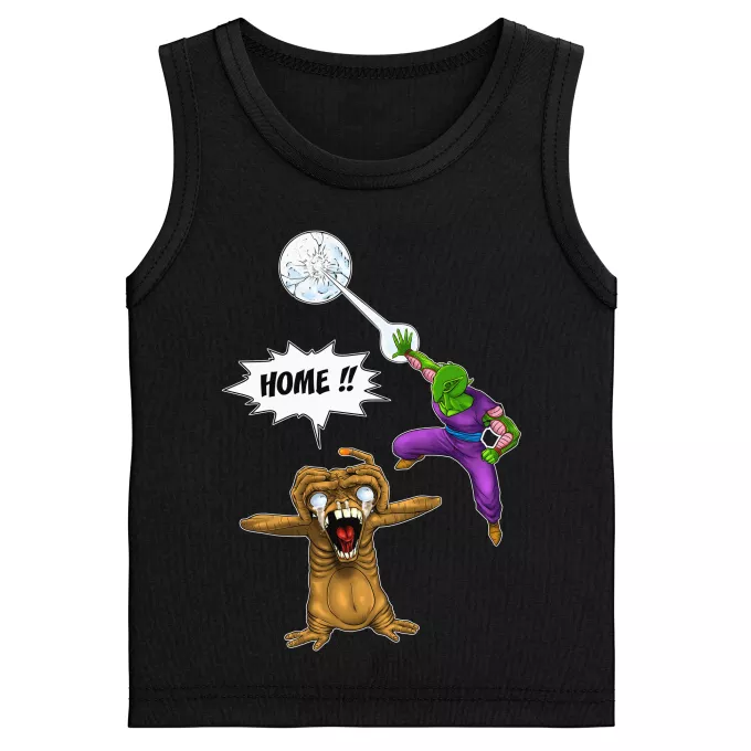 Boys Kids Tank Tops Parody of Dragon Ball Z - DBZ Piccoloand ET the Extra-Terrestrial