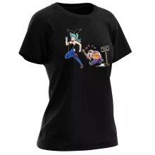 Master Roshi Women T-shirt “Master Roshi and Bulma” – Dragon Ball parody
