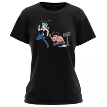 Master Roshi Women T-shirt “Master Roshi and Bulma” – Dragon Ball parody