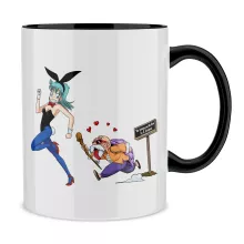 Master Roshi Mug “Master Roshi and Bulma” – Dragon Ball parody