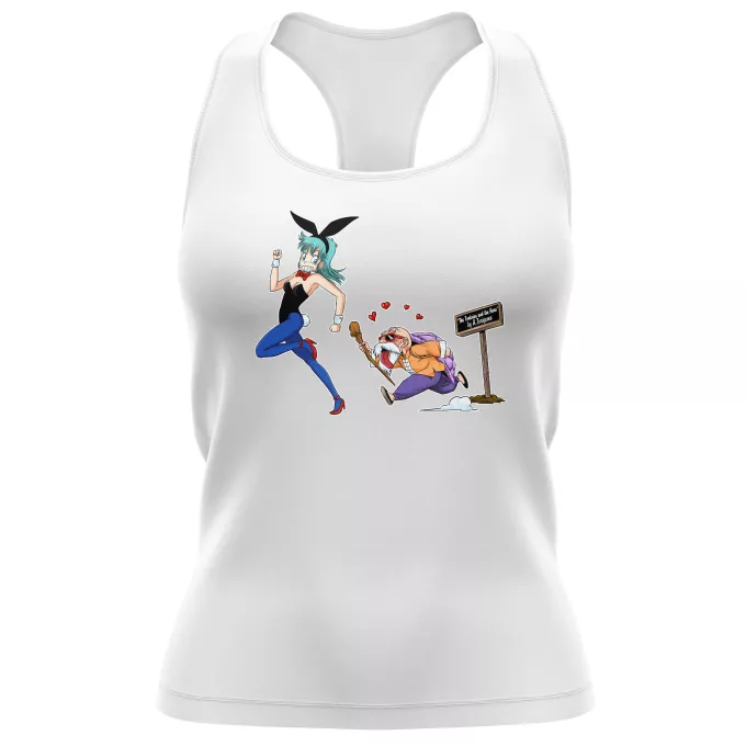 Women's Tank Top Parody of Dragon Ball Master Roshi and Bulma