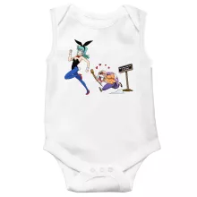Master Roshi Sleeveless Baby Bodysuit “Master Roshi and Bulma” – Dragon Ball parody
