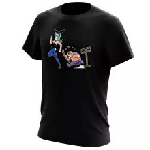 Master Roshi T-Shirt “Master Roshi and Bulma” – Dragon Ball parody