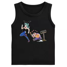 Master Roshi Boys Kids Tank Tops “Master Roshi and Bulma” – Dragon Ball parody