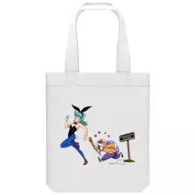 Master Roshi totebag “Master Roshi and Bulma” – Dragon Ball parody