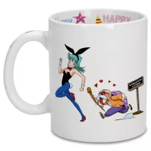 Master Roshi Mug “Master Roshi and Bulma” – Dragon Ball parody