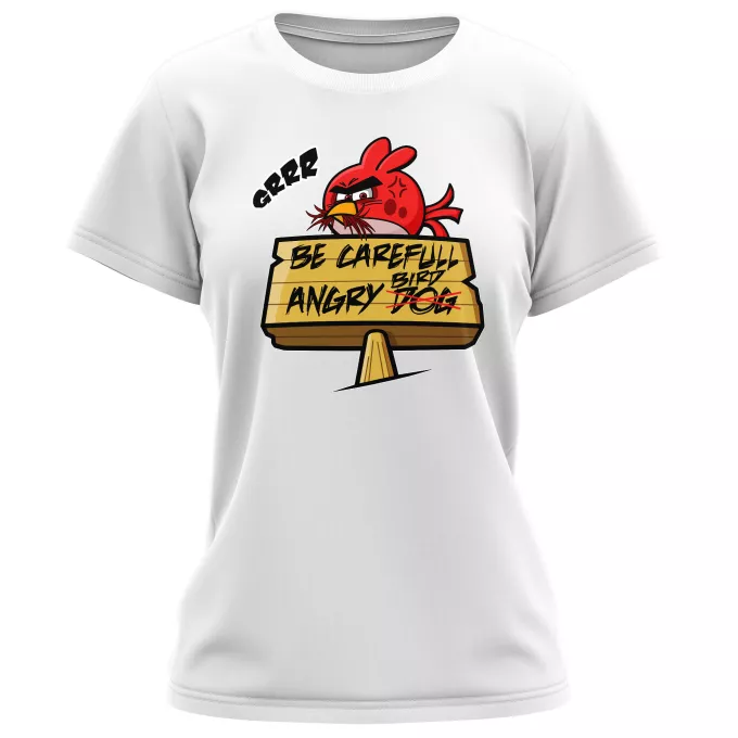 Women T-shirts Parody of Angry Birds Angry Birds