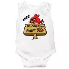 Sleeveless Baby Bodysuit – Angry Birds parody