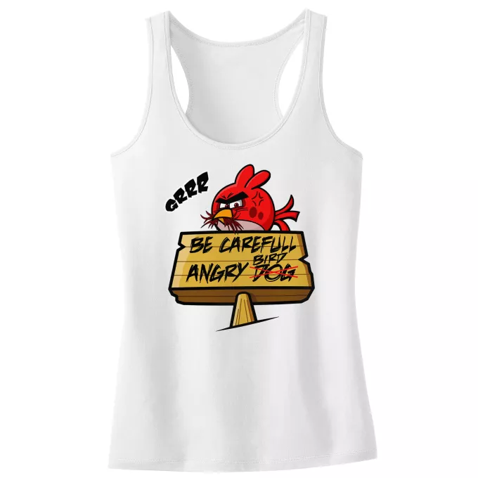 Girls Kids Tank Top Parody of Angry Birds Angry Birds