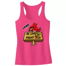 Girls Kids Tank Top – Angry Birds parody