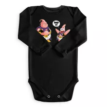 Majin Buu Long sleeve Baby Bodysuit “Majin Buu and Patrick Star” – Dragon Ball Z parody