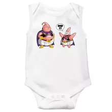 Majin Buu Sleeveless Baby Bodysuit “Majin Buu and Patrick Star” – Dragon Ball Z parody
