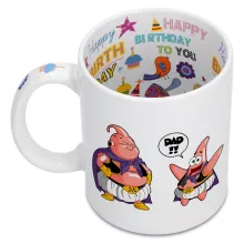 Majin Buu Mug “Majin Buu and Patrick Star” – Dragon Ball Z parody