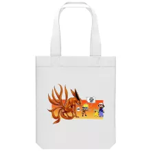 Pikachu totebag “Pikachu, Ash and Kyubi” – Pokémon parody