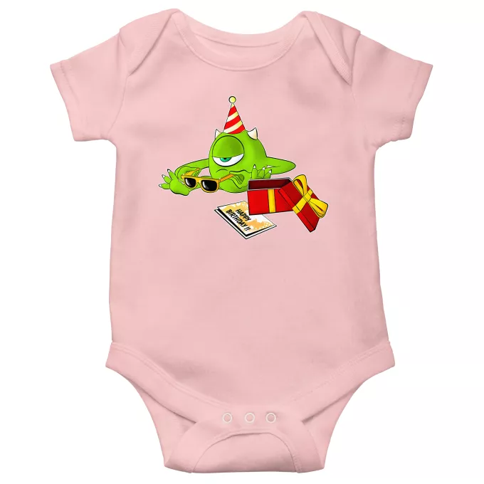 Body per bambini a maniche corte (bimba) Paoridia Monsters & Co Mike Wazowski