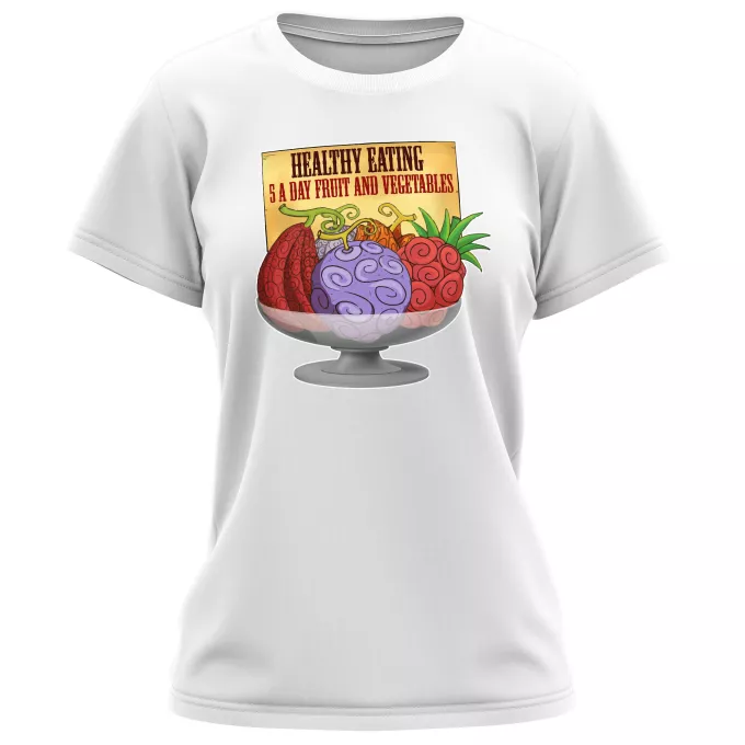 Women T-shirts Parody of One Piece Devil Fruits - Gum-Gum Fruit