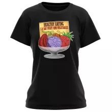 Devil Fruits Women T-shirt “Gum-Gum Fruit” – One Piece parody