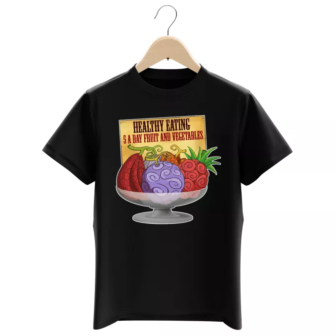 Boys Kids T-shirts Parody of One Piece Devil Fruits - Gum-Gum Fruit