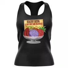 Devil Fruits Women's Tank Top “Gum-Gum Fruit” – One Piece parody