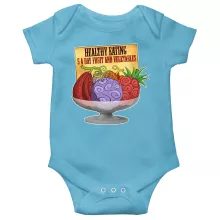 Devil Fruits Baby Bodysuit “Gum-Gum Fruit” – One Piece parody