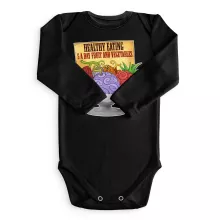 Devil Fruits Long sleeve Baby Bodysuit “Gum-Gum Fruit” – One Piece parody